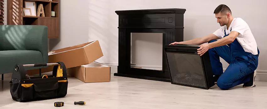 Old Rusted Metal Fireplace Repair And Replacement in Port Chester, NY
